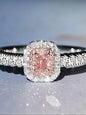 925 Sterling Silve Fashion Delicate Sweet Pink Zircon Ring For Women Anniversary Luxury Personalized High Quality Fine Jewelry