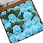 10~100pcs Rose Artificial Flowers Foam Fake Roses Wedding Bouquets Centerpieces Mothers Day Valentines Gifts Party Decoration