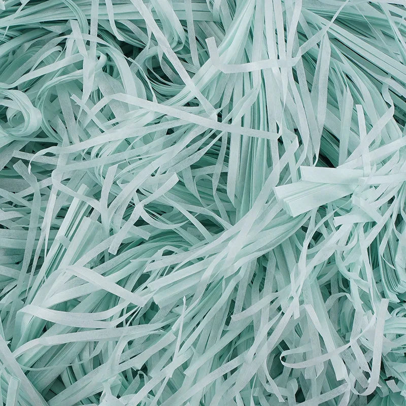 100g Raffia Shredded Paper Grass – Crinkle Basket Stuffers for Easter Eggs & DIY Gift Box Decor