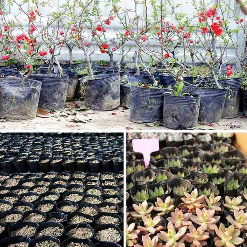Thickened Seedling Nursery Pots Reusable Plant Starter Cups for Household Garden Vegetable Flower Herb Planting Cultivation Bags