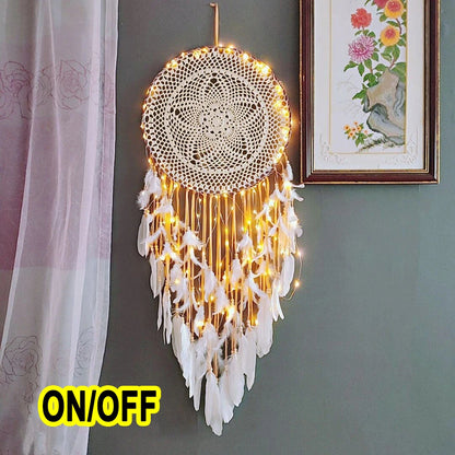 big dream catcher hanging/light decoration nordic decoration home girls room/nursery/kids decor dreamcatcher children room new 5
