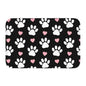 Personalized Paw Prints Dog Doormat Mat Anti-Slip Animal Kitchen Bath Balcony Rug Carpet 40*60cm