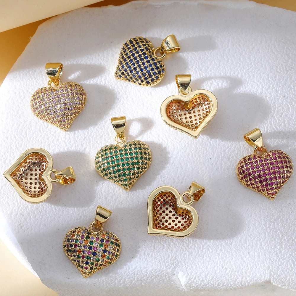 Handmade Luxury Pendant 18K Real Gold-Plated Charms