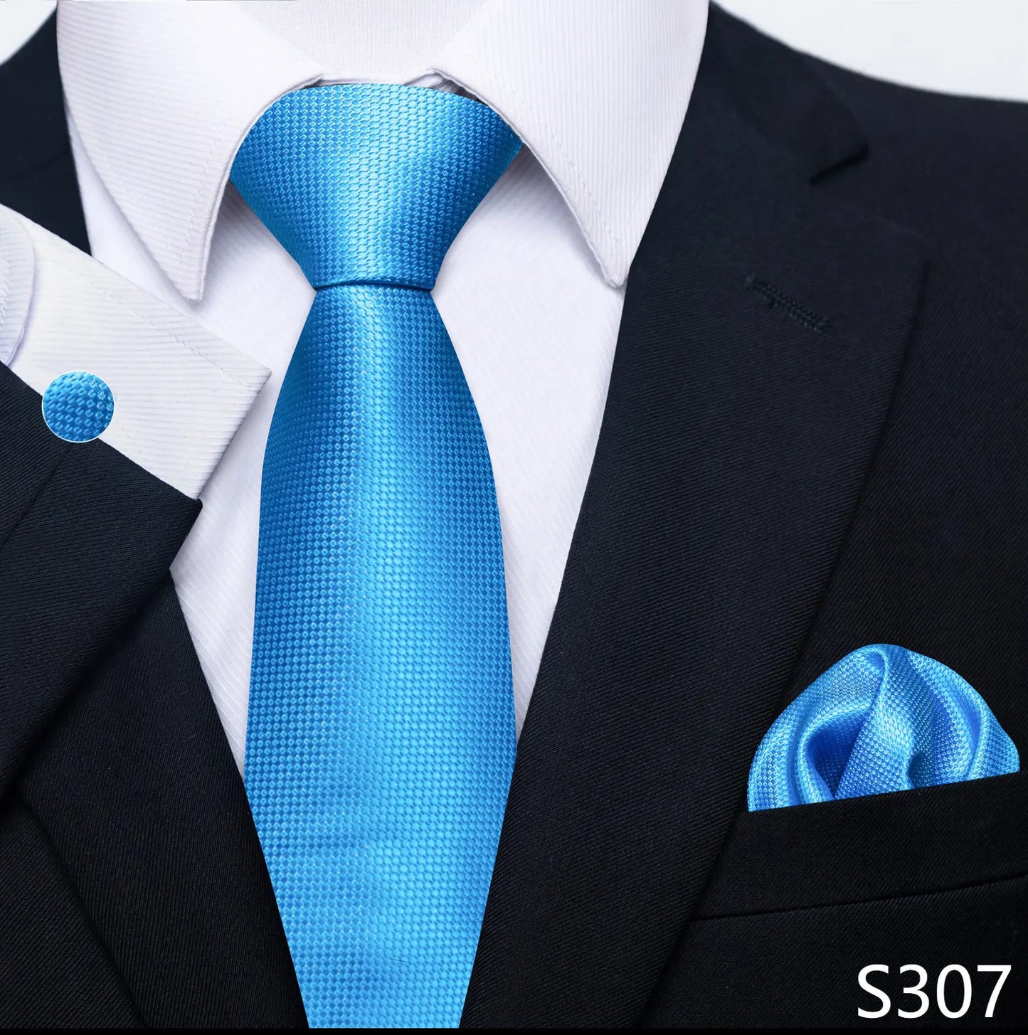 Silk Tie Pocket Squares Necktie Suit Accessories