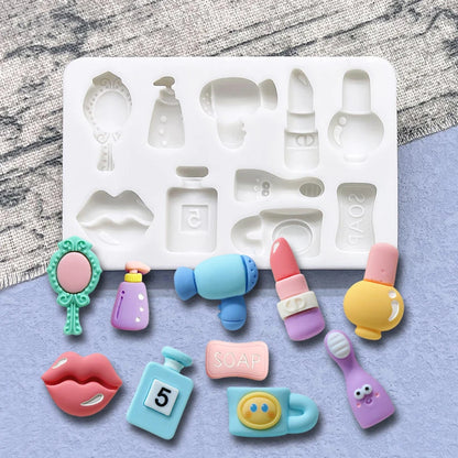 Makeup Hair Dryer Mirror Silicone Mold – Sugarcraft & Resin Tool