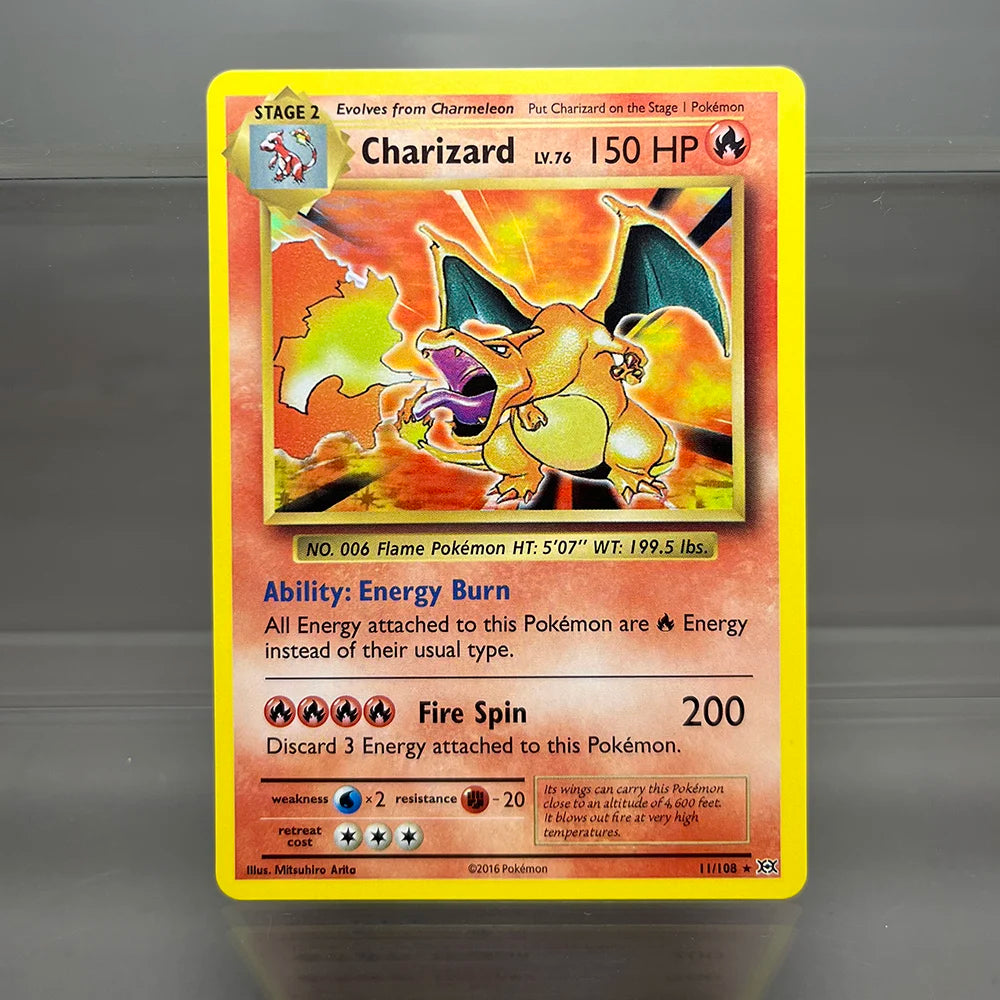 1996 Pokémon 1st Edition Base Set Single Flash Cards Shining Charizard ...