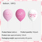 Pink Bow Birthday Theme Party Set Disposable