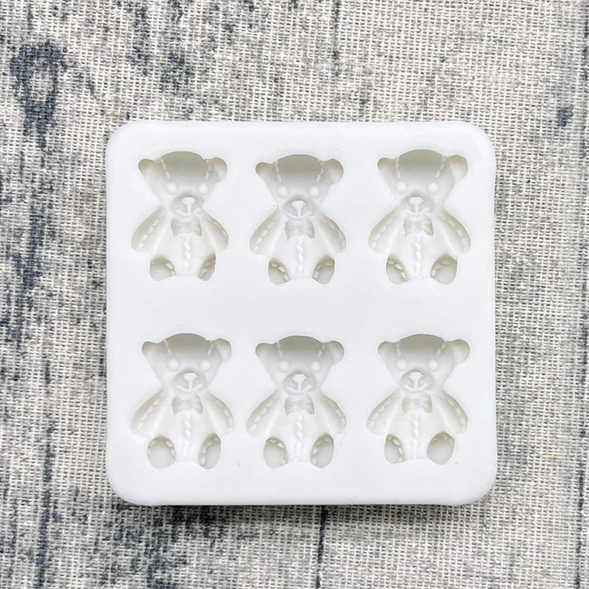 Bear Silicone Cake Baking Mold Sugarcraft Chocolate Cupcake Resin Tools Fondant Decorating Tools
