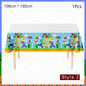 Super Mario Bros Birthday Decoration Party Supplies Disposable Tableware Baby Shower Paper Cup Tablecloth Plate Napkin Bag Kit