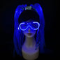 Disco Luminous Flashing Noodles Headband Light up Braid Headband Girl Women Bar Club Night Show Headwear Supplies