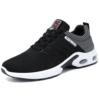 Men's Running Shoes 2025 New Style Breathable Lace-Up Casual Lightweight Korean Version Sports Sneakers Mesh Inner Lining