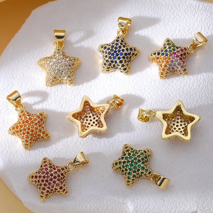 Handmade Luxury Pendant 18K Real Gold-Plated Charms