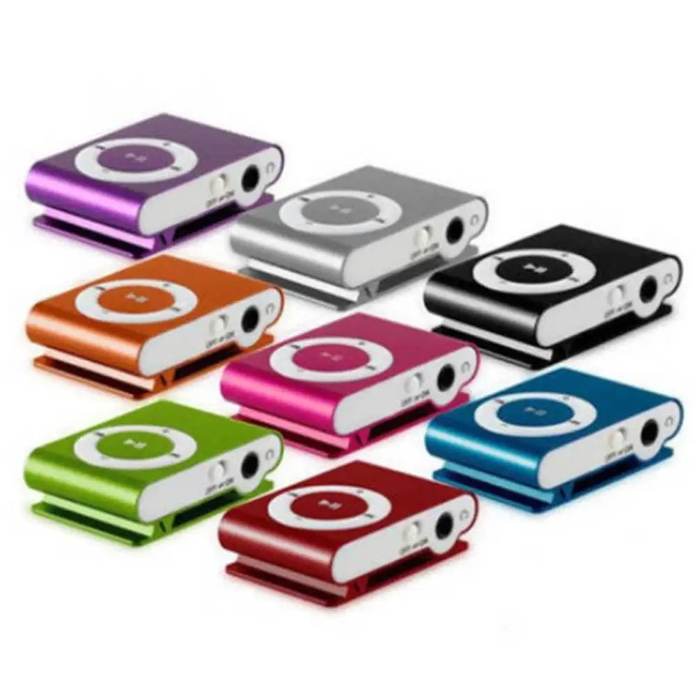 Waterproof Mini Media Player Walkman Mirror 3.5mm Sport MP3 Clip MP3 MP3 Player Music Player