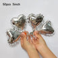 50pcs 5inch red heart balloons for Valentine's Day, birthdays, anniversaries, weddings, parties, decorations, balloons