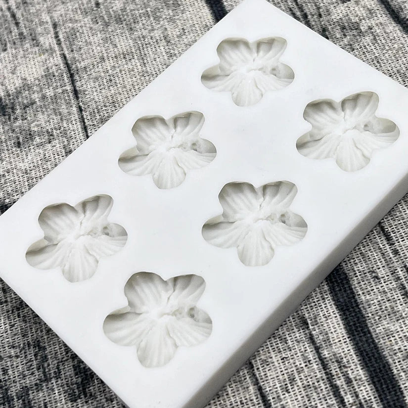 Mini Rose Camellia Daisy Flower Silicone Sugarcraft Mold Cookie Cupcake Chocolate Baking Mold Fondant Cake Decorating Tools