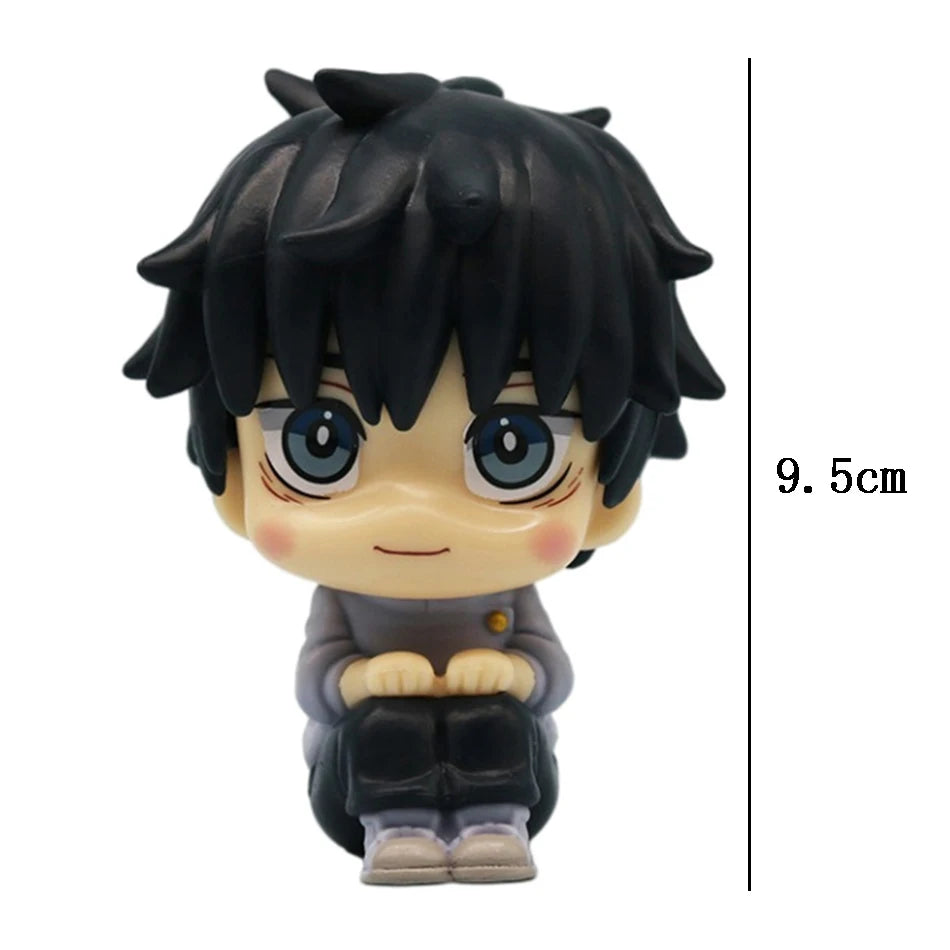 Anime Cute Fushiguro Toji Jujutsu Kaisen Figure Gojo Satoru Action Figure Q Version Doll Geto Suguru Statue 10cm PVC Model Toys