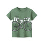 2-8 Years Summer Children Boys T-shirts Cartoon Printed Letter Baby Boy Short Sleeve Tops Kids T Shirts Toddler Clothes