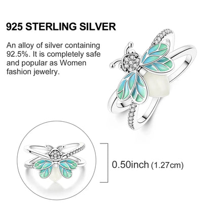 Rings Original 925 Sterling Silver Rings Simple Zircon Heart Ring For Wedding Valentine's Day Women Ring Jewelry Gift