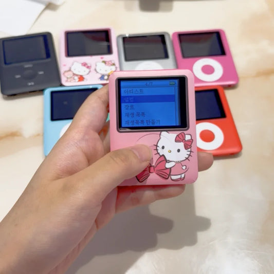 kawaii hello kitty Student MP3 Cartoon anime Portable mini music Walkman sports companion Sound can be played externally new
