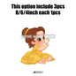 Love Cute Cartoon Little Baby Princess Girls Character Iron on DTF Transfers Washable Stickers Ready to Press for Clothes Bags