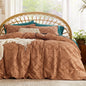 Duvet Cover Queen - Boho Bedding, Tufted Queen Duvet Cover- 3 Pieces Embroidery