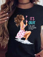 Maycaur Hot Sales Printed Female Tshirt Women Fashion Graphic Printed T-Shirt Harajuku Korean Style Short Sleeves Clothes Female