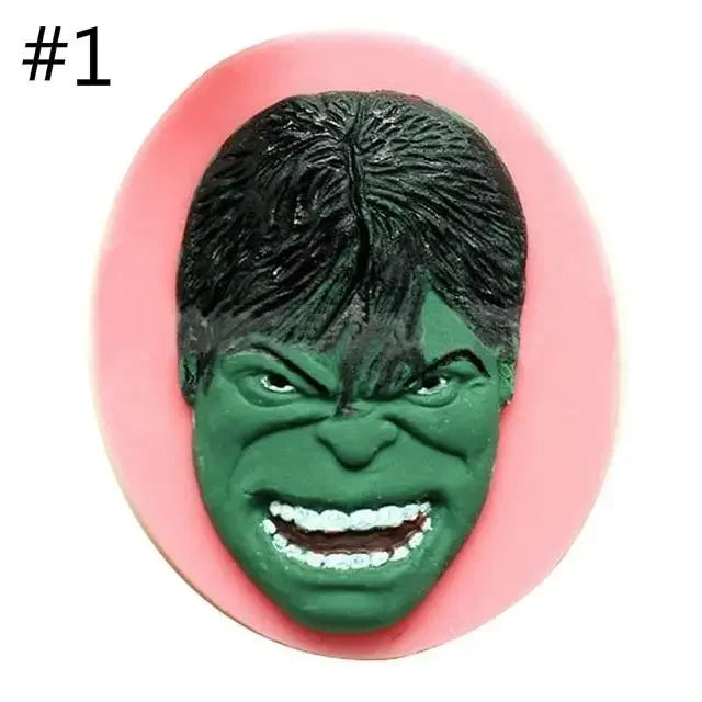 3D Anime Face Silicone Mold – Sugarcraft Fondant & Chocolate Cake Decorating Tool