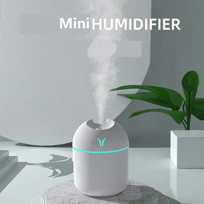 250ML Mini  USB Air Humidifier with LED Color  Lamp