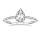 Trumium 2 CT 925 Sterling Silver Engagement Rings Gemstone Cubic Zirconia Wedding Promise Rings for Women Fine Jewelry Gifts