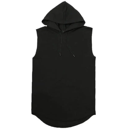Men's Tank Tops Hooded Vest Sleeveless T shirt