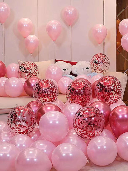 25Pcs Metallic Decorative Balloon, Party Decorative Balloon, for Scene Decor, Room Decor, Birthday Party Supplies, Theme Party Decoration