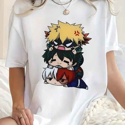 Women' Soft Stretch Short Sleeve T-Shirt - Summer Round Neck Blouse with Spandex-Polyester Blend, Machine Washable Casual Top, Opaque & Non- for Casual Attire, Spring/Summer Outfits - Comfortable Casual Wear & Care (No