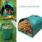 Large Capacity 200L Dustpan Garbage Bag((1pc)-with A Pair Work Gloves, Garden Collection Bag, Durable Waterproof Material, Suitable for Leaves, Grass Clippings Garden Waste, Convenient Foldable Design, Easy to Store And Use,