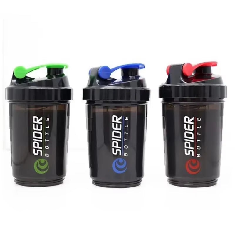 3 Layers Shaker Protein Bottle Powder Shake Cup Large Capacity Water Bottle Plastic Mixing Cup Body-Building Exercise Bottle