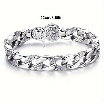 One Piece of 925 Sterling Silver Bracelet for Men, Ideal for Everyday Wear, Gifts for Loved Ones, And Suitable for Women As Well