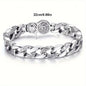 One Piece of 925 Sterling Silver Bracelet for Men, Ideal for Everyday Wear, Gifts for Loved Ones, And Suitable for Women As Well