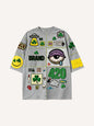 Fashion Casual Printed Polyester Top