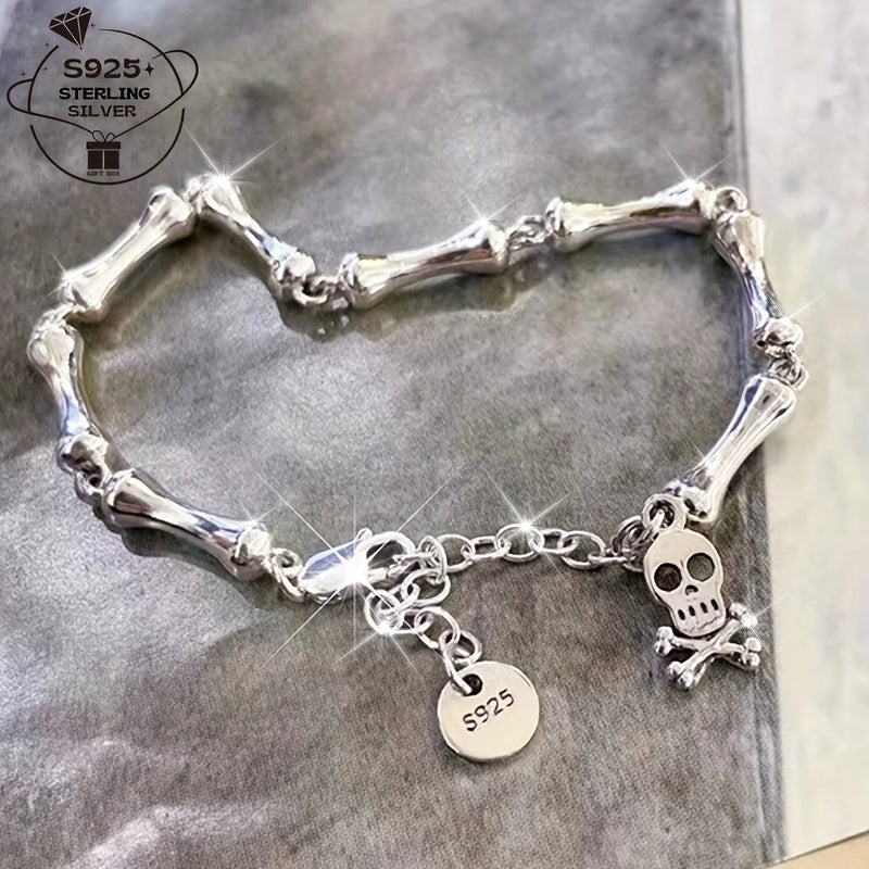 925 Sterling Silver Bamboo‑Style Bracelet – Daily & Special Occasion Accessory, Gift‑Ready Design