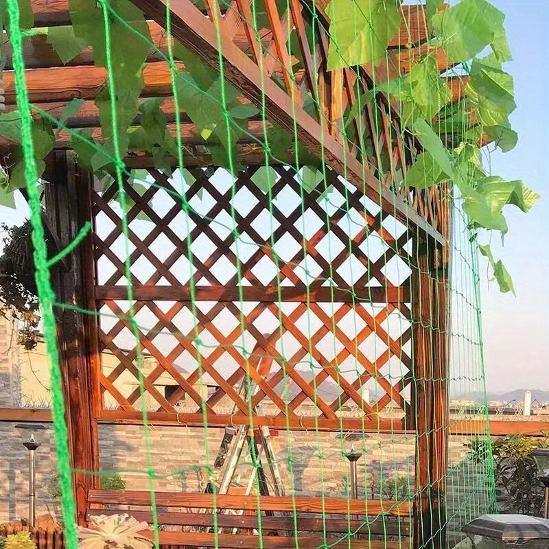 Vibrant Sky Blue Heavy-Duty Garden Trellis Netting - Easy Installation, Maximum Space Utilization for Climbing Plants & Vines, Boosts Air Circulation, Perfect for Outdoor Gardening, Climbing Plants Support | Vibrant Garden De