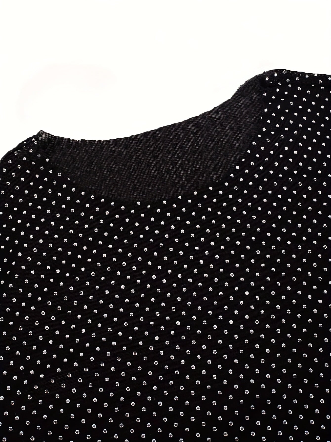 Women'S Sexy Semi-Sheer Mesh Long Sleeve T-Shirt - High Elasticity Slim Fit Round Neck Top, Breathable Stretchy Blouse For Spring Summer Fall, Machine Washable Versatile Casual & Dressy Outfits, Ladies T Shirts, Seasonal Fash