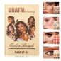 A 43-Color Makeup Palette Designed Like a Book, Featuring Matte Contour And Blush Shades, Shimmering Glitter Highlighter Powder, And Versatile Makeup Options