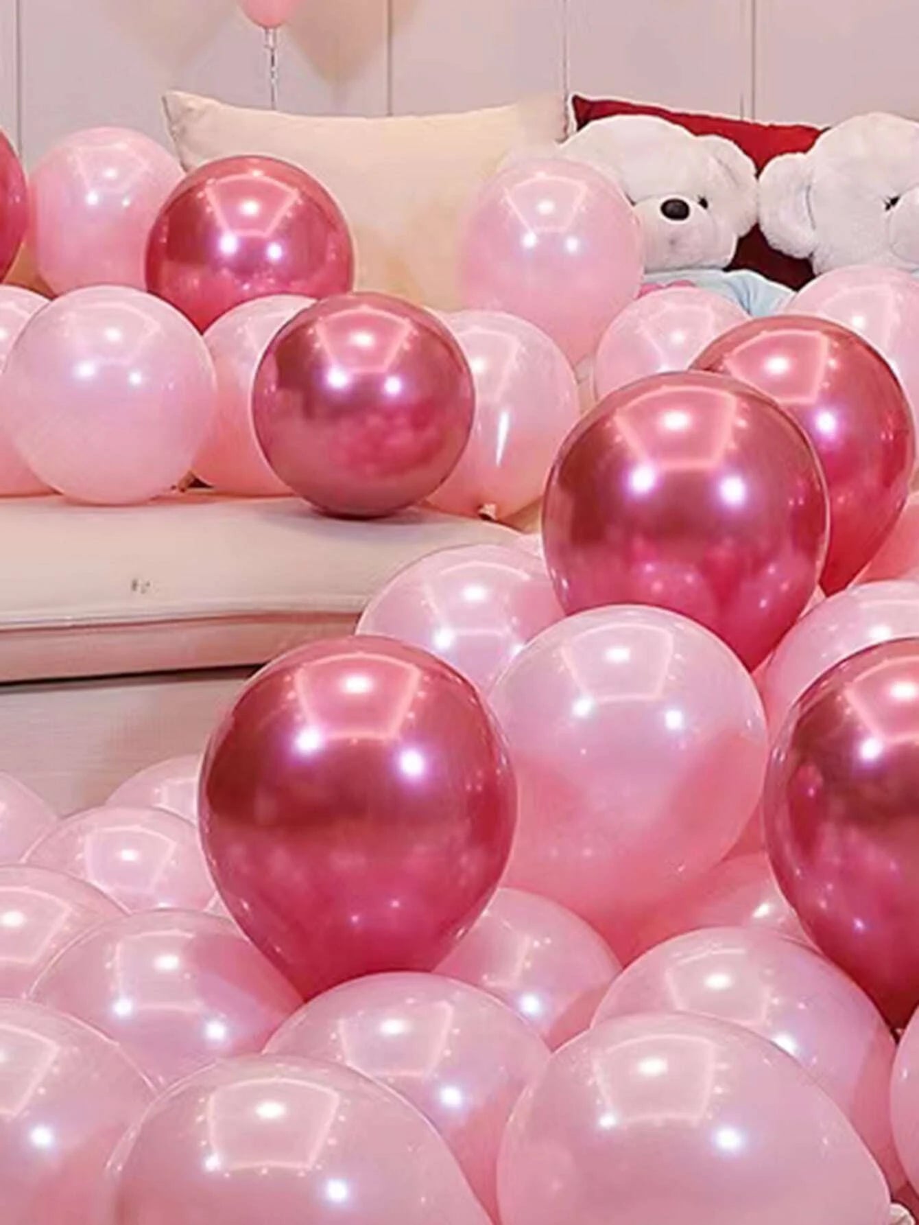 25Pcs Metallic Decorative Balloon, Party Decorative Balloon, for Scene Decor, Room Decor, Birthday Party Supplies, Theme Party Decoration