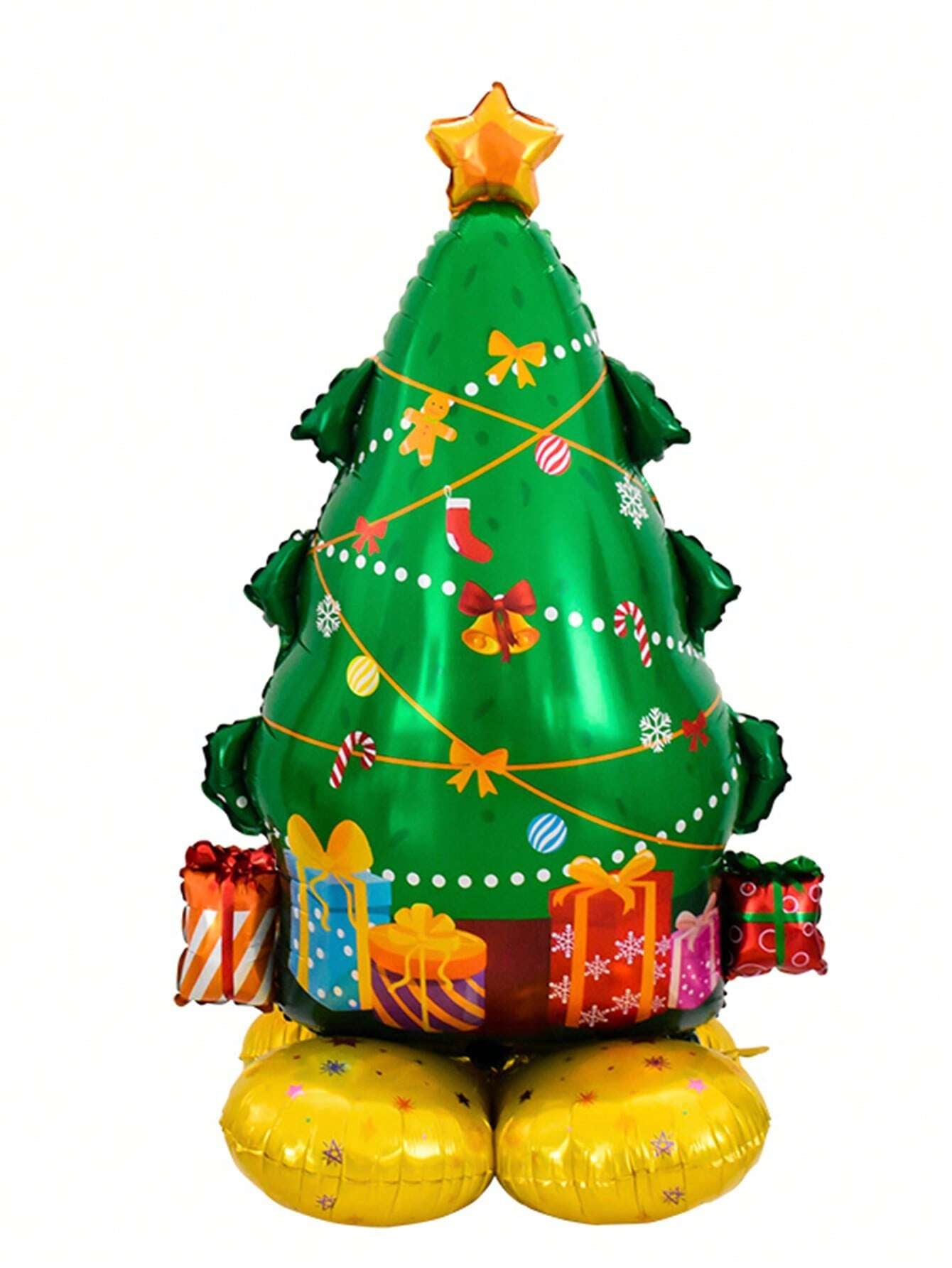 1PC Large Standing Balloon Santa Claus Snowman Xmas Tree Balloon Party Home Decorations Navidad 2024 New Year Best Gifts
